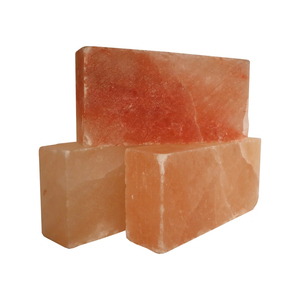 Ladrillos de sal del Himalaya rosa con estilo de gama alta y azulejos pulidos hechos a mano tamaño personalizado para el hogar y la sala de SPA terapia artesanías naturales - Product Image 1