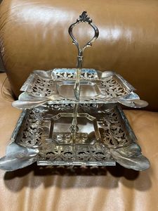 Decorative Wedding & Christmas <b>Cake</b> <b>Stand</b> High Quality Aluminium Eco-Friendly Dishwasher Safe Party Event Use - Product Image 3