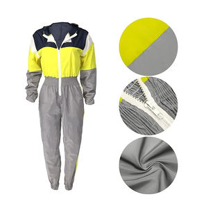 Chándal Informal de Dos Piezas con Cintura Elástica para Hombre, Conjunto de Chándal Cortavientos Transpirable de Secado Rápido con Forro de Malla - Product Image 1