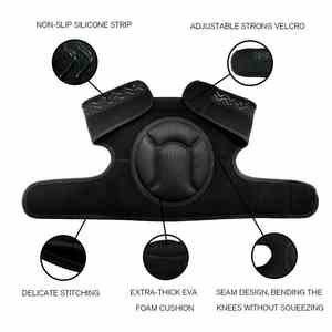Protección deportiva personalizada, correas ajustables, almohadillas de seguridad para codos y rodillas para adultos, deportes al aire libre, precio asequible, venta en línea - Product Image 4