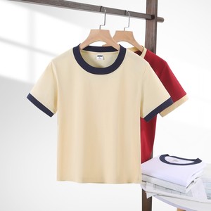 เสื้อยืดแขนสั้น20% Sorona สำหรับผู้ชายผ้าฝ้าย80% ออกแบบได้ตามต้องการสำหรับพิมพ์ลายระบายอากาศ - Product Image 3