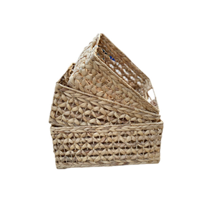 Jacinthe d'eau panier de rangement pour la maison plateau produit artisanal à prix compétitif - Product Image 4