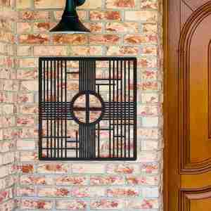 Arte de pared enmarcado para oficina Marco cuadrado clásico Decoración para el hogar hecha a mano por el fabricante de artesanía india - Product Image 1