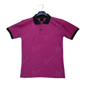 Polo de haute qualité pour hommes 100% coton peigné à manches courtes T-shirt de golf uni Logo personnalisé broderie Service OEM - Product Image 1