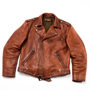 Venta al por mayor chaquetas de cuero genuino de los hombres chaqueta de cuero personalizado para los hombres de otoño e invierno al aire libre de cuero abrigos de motocicleta - Product Image 1