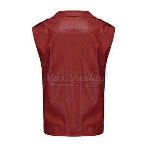 Chaleco de Cuero para Hombre, Casual, sin Mangas, Cálido para Invierno, Transpirable, Impermeable, de Secado Rápido, de Alta Calidad, Precio al por Mayor - Product Image 3