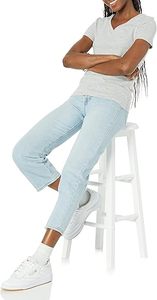 T-shirts à col en V tricotés décontractés à la mode pour femmes vente en gros d'été - Product Image 5