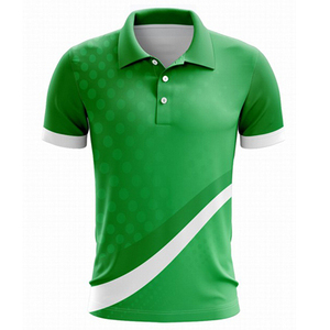 T-shirt polo de couleur unie Meilleur design Chemises polo à manches courtes avec broderie de logo de haute qualité - Product Image 1