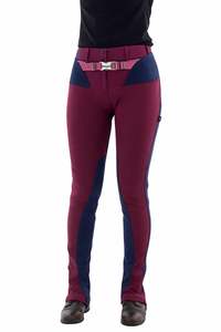 Pantalones de Cuero Genuino Premium para Mujer, Corte Ajustado, Dos Tonos, para Montar a Caballo y con Estilo - Product Image 2