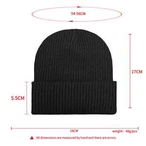 Best Quality New Style Jacquard <b>Beanies</b> for Adults Winter Warm <b>Wool</b> Fabric Casual Cap New Fashion - Product Image 4
