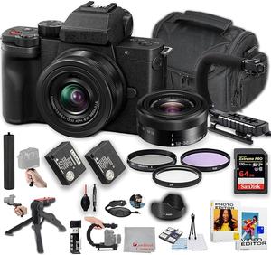 Appareil photo hybride Promo G100D avec objectifs 12-32 mm f 3.5-5.6 et kit de base (noir) - Product Image 2