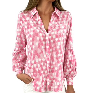 Ropa de mujer Camisa Vietnam OEM ODM Ropa de moda Ajuste personalizado Tela sostenible Lavable Aspecto elegante Envío rápido Uso - Product Image 2