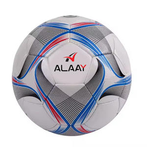 Alaay Ballon de football en cuir thermocollé PU épaissi Taille 5 Fabricant OEM Logo Personnalisé Vente en gros - Product Image 1