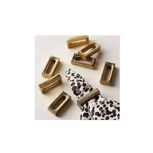 Rond de serviette en laiton de qualité superfine Porte-mouchoirs en grande demande Accessoires de décoration de table de qualité supérieure disponibles au meilleur prix - Product Image 6