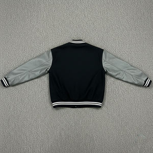 Vestes universitaires de haute qualité, sur mesure, 100% coton et laine, manches en cuir, vêtements d'hiver, veste de baseball d'hiver tendance - Product Image 2