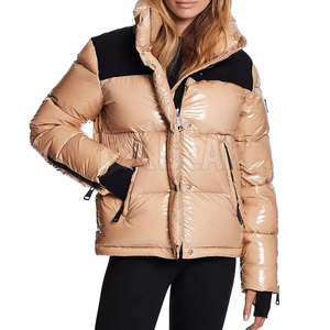 Chaqueta acolchada cálida de moda para mujer, ideal para actividades de invierno y al aire libre con tela suave - Product Image 1