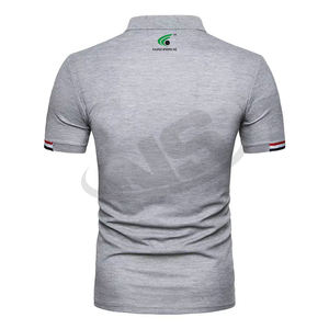 Polos de qualité supérieure Polos pour hommes Vêtements décontractés Tendance estivale Tissu à séchage rapide Logo personnalisé Conception unie Bouton de couleur unie - Product Image 6