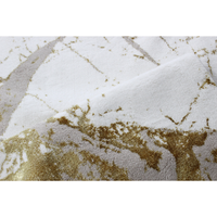 Tapis de bain et tapis rectangulaires Emest en coton recyclé jacquard à motif abstrait, style moderne, fabriqué en Turquie, 60x100cm