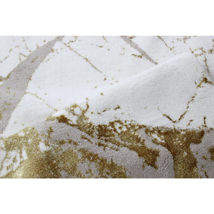 Alfombra de Baño Rectangular Emest de Algodón Reciclado con Patrón Jacquard Abstracto, Estilo Moderno, Hecho en Turquía - Product Image 2