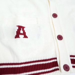 Make Your Custom luxury Quality for Sorority/Fraternity/Schools/Colleges/Universities Logo Knitted <b>Cardigan</b> <b>Sweaters</b> for Unisex - Product Image 4
