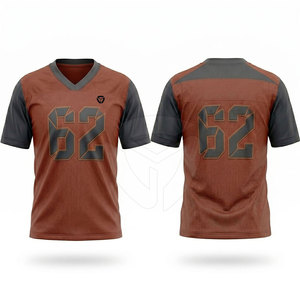 Maillot de football américain en tissu durable et respirant, coupe confortable, parfait pour l'entraînement, les matchs et les professionnels - Product Image 3