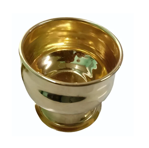 Crème glacée en acier inoxydable Pieds courts avec fourchettes pour collations aux fruits Forme ronde et pièce design simple - Product Image 6