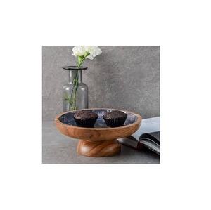 Wooden <b>Cake</b> <b>Stand</b> Round Dessert <b>Stand</b> <b>White</b> <b>Cake</b> <b>Stand</b> for Parties for Acrylic Lid With Wood Base Party Ware Use - Product Image 4