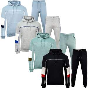 Nouveau sweat à capuche en molleton pour hommes de qualité supérieure avec poche plate et bas de jogging pour la saison hivernale - Product Image 1