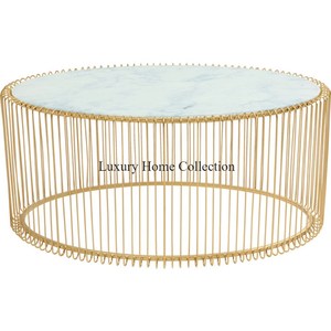 Modern <b>Gold</b> Decorative Metal Flower-Shaped <b>Side</b> <b>Table</b> Attractive Design for Home Living Room with Creative Center Decor - Product Image 3
