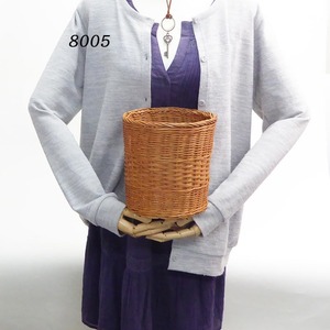 Ensemble de 2 paniers de rangement ronds en rotin tressé, écologiques, modernes et multi-usages - Product Image 5