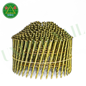 Clous en bobine d'acier de 1 à 3/4 pouces avec tête à damier lisse/vis/anneau Tailles personnalisées Fabriqué au Vietnam Usine pour palettes en bois - Product Image 4