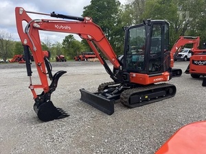 รถขุดขนาดเล็ก Kubota 3 ตัน แบบตีนตะขาบ รถขุดไฮดรอลิกขนาดกะทัดรัดสำหรับขาย - Product Image 2