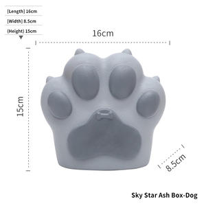 卸売カスタマイズポリレジンペット棺壷動物記念品ステンレス鋼ペット壷 - Product Image 6