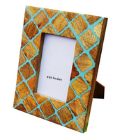 Marco de Fotos Personalizado de Diseño Moderno, Hecho a Mano, Resistente al Agua, de MDF y MOP, de Alta Calidad, 5 x 7 Pulgadas, para el Hogar, Gran Venta 2025
