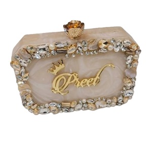 Bolsos de mano de boda de diseñador hechos a mano creativos de estilo lujoso de excelente calidad para damas disponibles a precio mayorista - Product Image 1