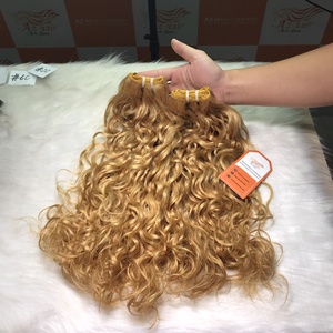 Weft ผมหยิกพม่าเนียนสีต่างๆโรงงานราคาขายส่งฤดูร้อนขาย - Product Image 4