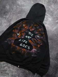 Alta calidad diseño único algodón personalizable ropa de calle Logo bajo MOQ producción rápida ropa personalizada hombres sudaderas con capucha - Product Image 5