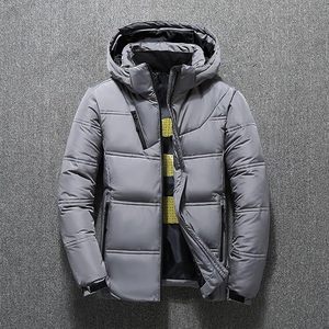 Meilleurs hommes doudounes et manteaux chauffants zippés surdimensionnés hiver velours épaissi à manches longues coton rembourré vêtements d'extérieur de couleur unie - Product Image 1