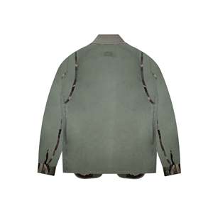Veste en toile réversible pour homme Facetasm, style M-65, camouflage mixte, style workwear vintage, fermeture éclair, imperméable, tailles XS à XL disponibles - Product Image 2