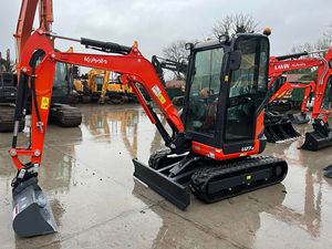 Pour Kubota moteur Mini pelle 3 tonnes U-27 pelle sur chenilles pour ferme usage domestique japonais 3 tonnes Machine utilisée Mini pelle EPA - Product Image 5