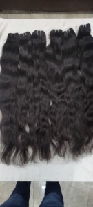 Extensiones de Cabello Humano Natural al por Mayor, Cabello Indio 100% Natural sin Procesar, Cabello Virgen Rizado Indio - Product Image 5