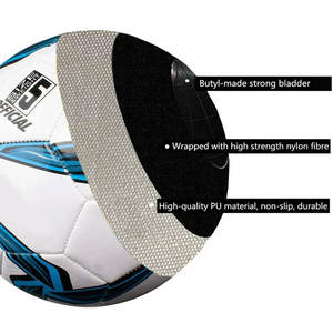 Ballon de football pakistanais de taille officielle de qualité supérieure par TOP GOZ TRADERS avec logo personnalisé imprimé pour le match - Product Image 6