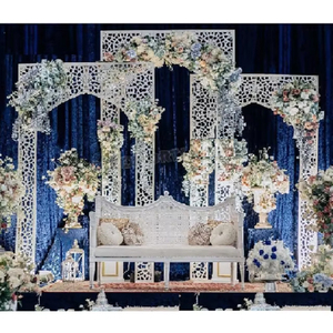 ฉากหลังงานแต่งงานแบบโรมัน แผงฉากหลังแบบตัดด้วยเลเซอร์ ซื้อฉากกั้นโลหะรูปตัวยูแบบกำหนดเองในราคาขายส่ง ตกแต่งงานอีเว้นท์ในออสเตรเลีย - Product Image 3