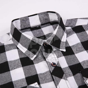 Chemise en flanelle de laine/coton décontractée de style rustique pour homme - Respirante, écologique, séchage rapide, confort toute la journée - Product Image 3