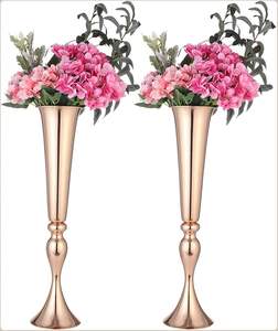 แจกันดอกไม้อะลูมิเนียมทำมือทันสมัย สีและรูปทรงปรับแต่งได้ สำหรับตกแต่งโต๊ะในห้องนั่งเล่น ผู้ผลิตขายส่งและส่งออก - Product Image 2