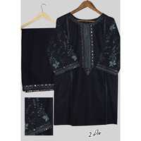 Salwar Kameez décontracté pakistanais en Georgette pour femme, sans plis, en tissu de coton léger