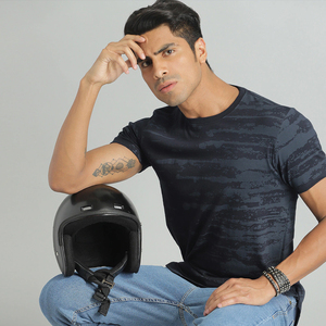 T-shirt cargo décontracté pour homme, manches courtes, col rond, uni, 100% coton jersey, respirant, séchage rapide, écologique - Product Image 5