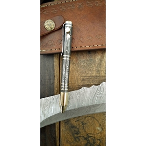 Varilla de acero de Damasco para la fabricación de joyas y bolígrafos, varilla de barra redonda de acero de Damasco, novedad de 2025, pluma de Damasco de Metal resistente hecha a mano - Product Image 5