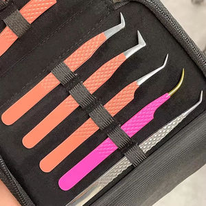 Pinzas para Pestañas de Alta Precisión al por Mayor Antiestáticas para Técnicos de Pestañas de Salón que Necesitan una Aplicación Rápida y Limpia - Product Image 5