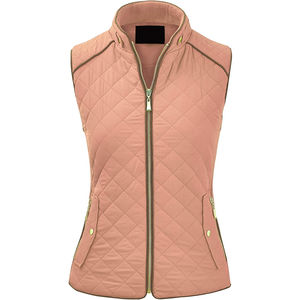 Último diseño mujeres cálido montar a caballo Puffer chaleco precio al por mayor nuevo diseño fabricante OEM servicio de alta calidad precios bajos - Product Image 3